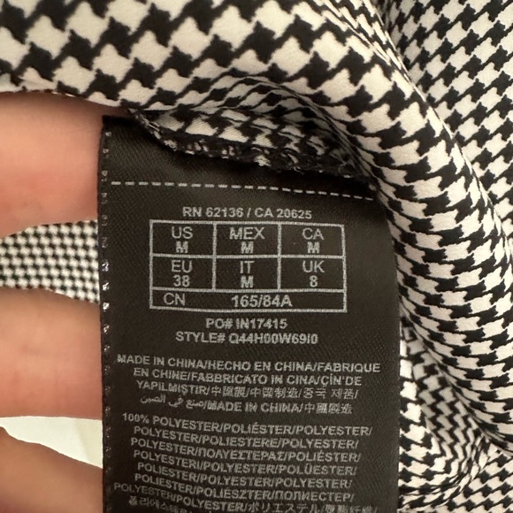Guess Crop houndstooth blouse - Picture 3 of 4